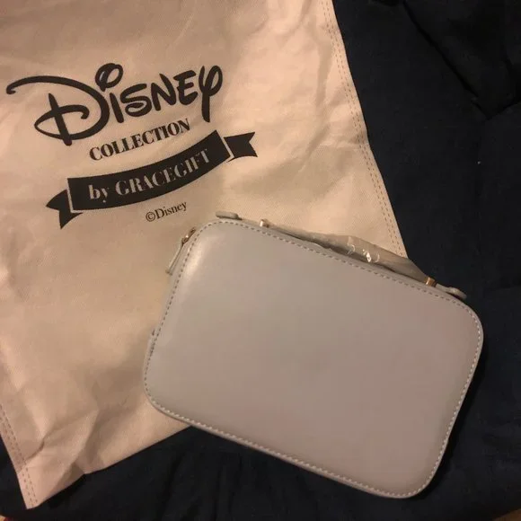 Disney GraceGift Dumbo Crossbody Bag Purse Handbag Blue Grey - NEW - Picture 3 of 5